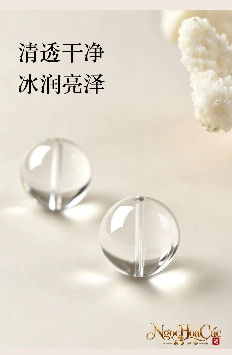 Hạt thạch anh trắng rời Đông Hải