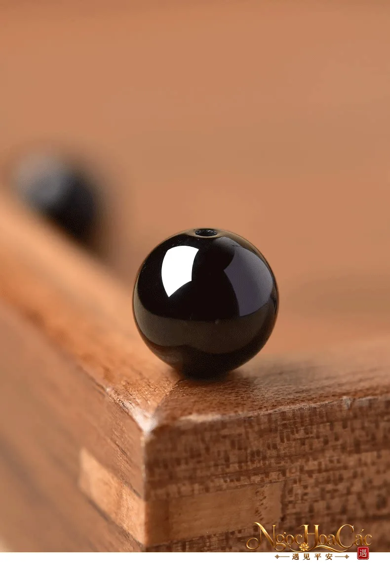 Vòng tay obsidian Đông Hải – ảnh chi tiết 11
