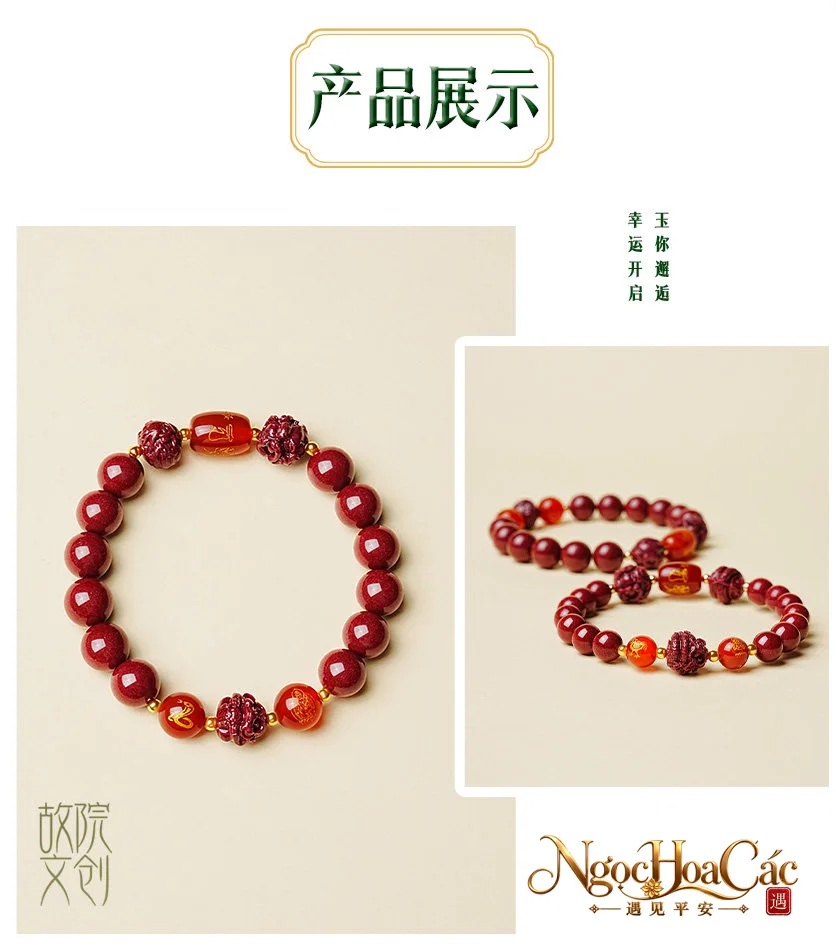 Vòng tay chu sa bản mệnh 12 con giáp Cung Lý