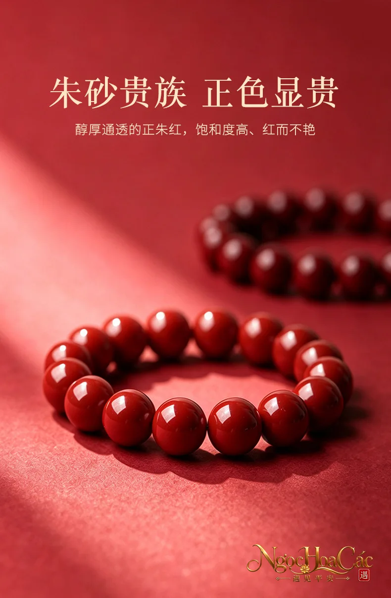 Vòng tay chu sa Đông Hải