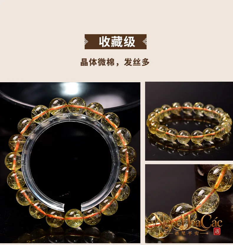 Vòng tay tóc tiên vàng Đông Hải