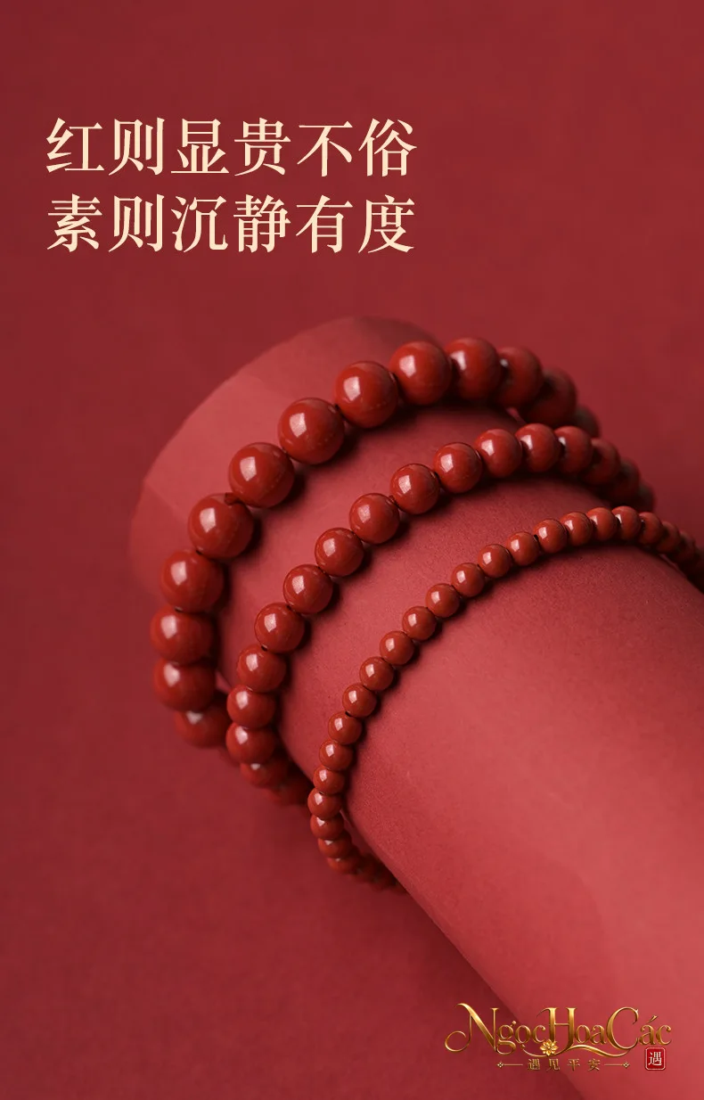 Vòng tay chu sa Đông Hải