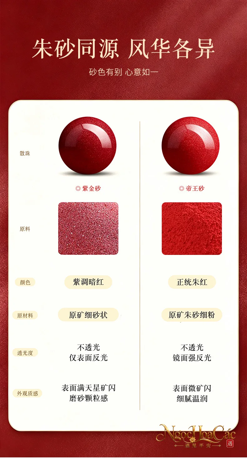 Vòng tay chu sa Đông Hải