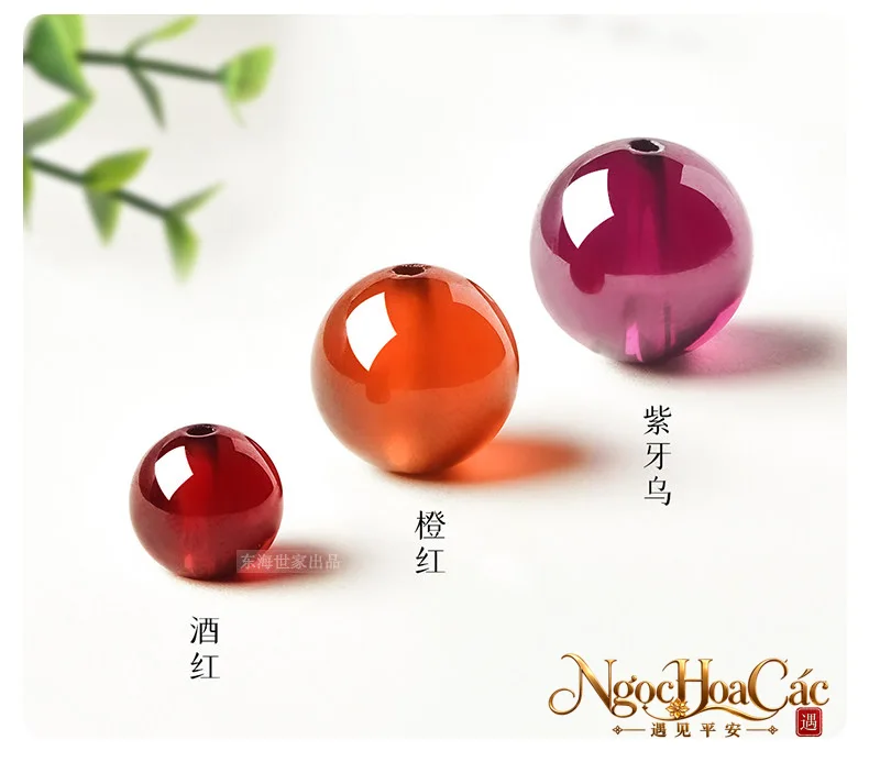 Hạt garnet (ngọc hồng lựu) rời Đông Hải