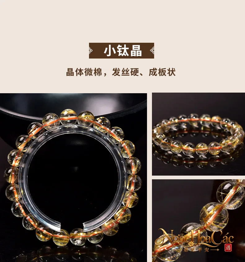 Vòng tay tóc tiên vàng Đông Hải