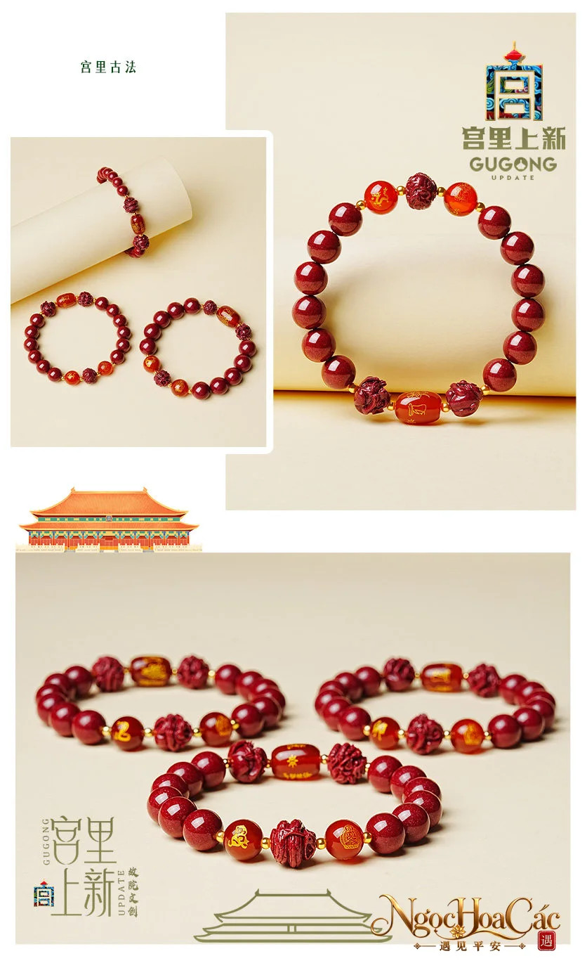 Vòng tay chu sa bản mệnh 12 con giáp Cung Lý