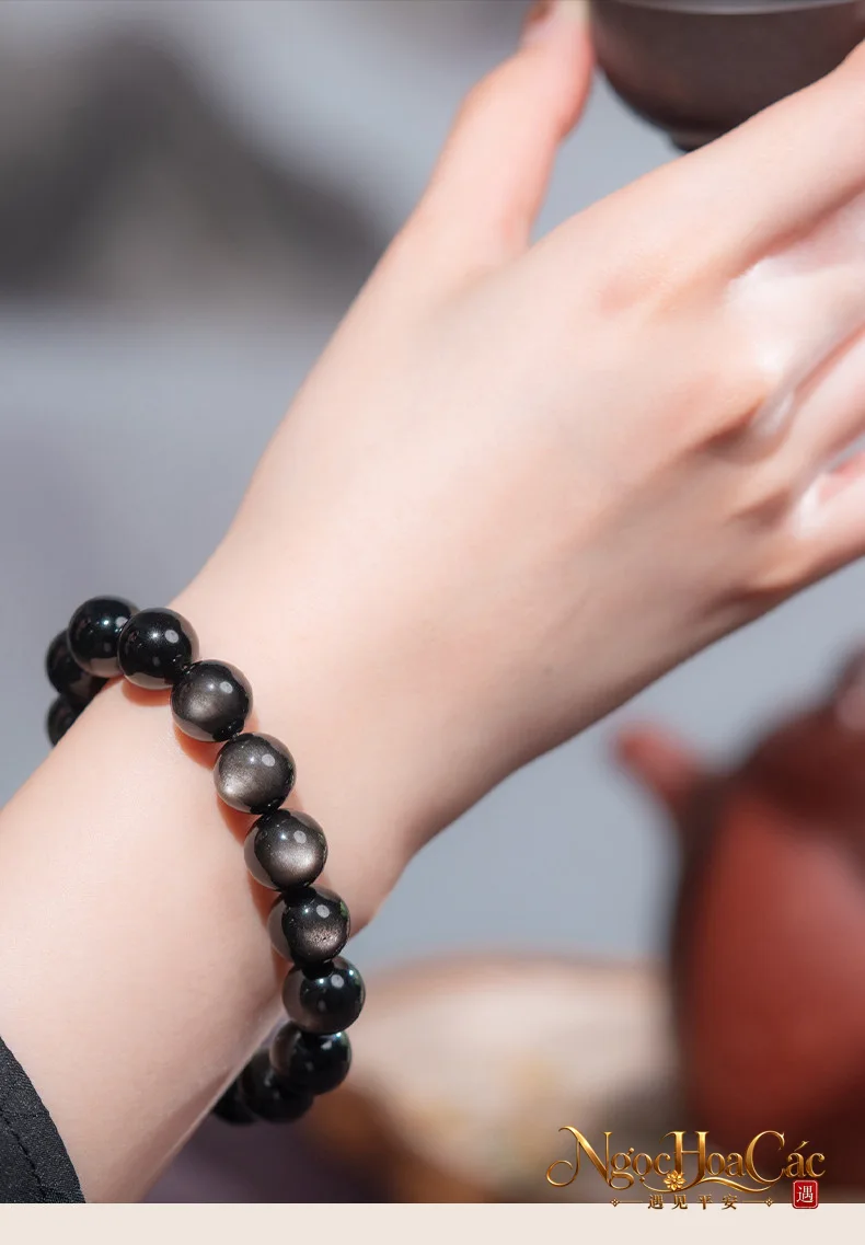 Vòng tay kim diệu thạch ngân diệu thạch Đông Hải