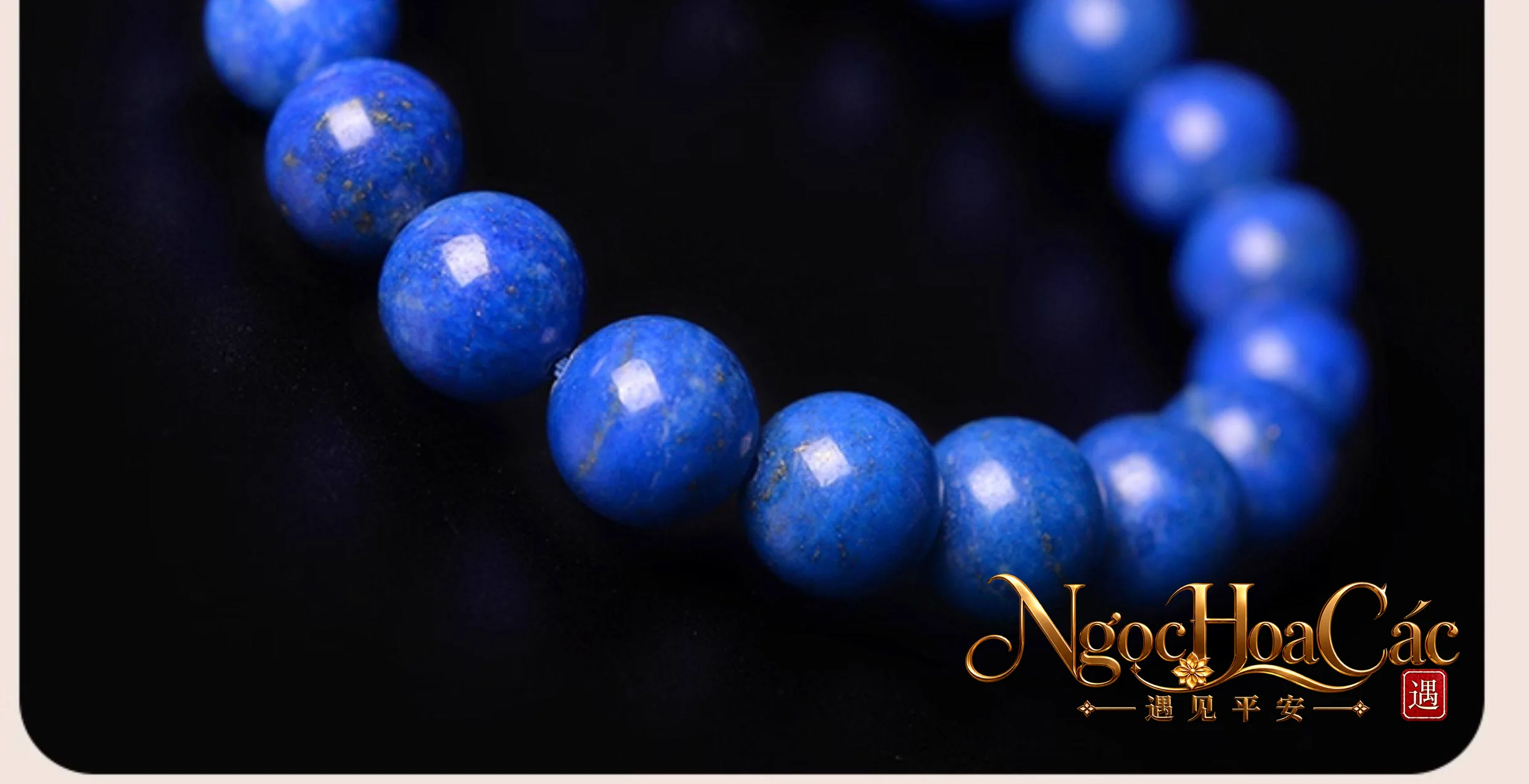 Vòng tay lapis lazuli Afghanistan Đông Hải
