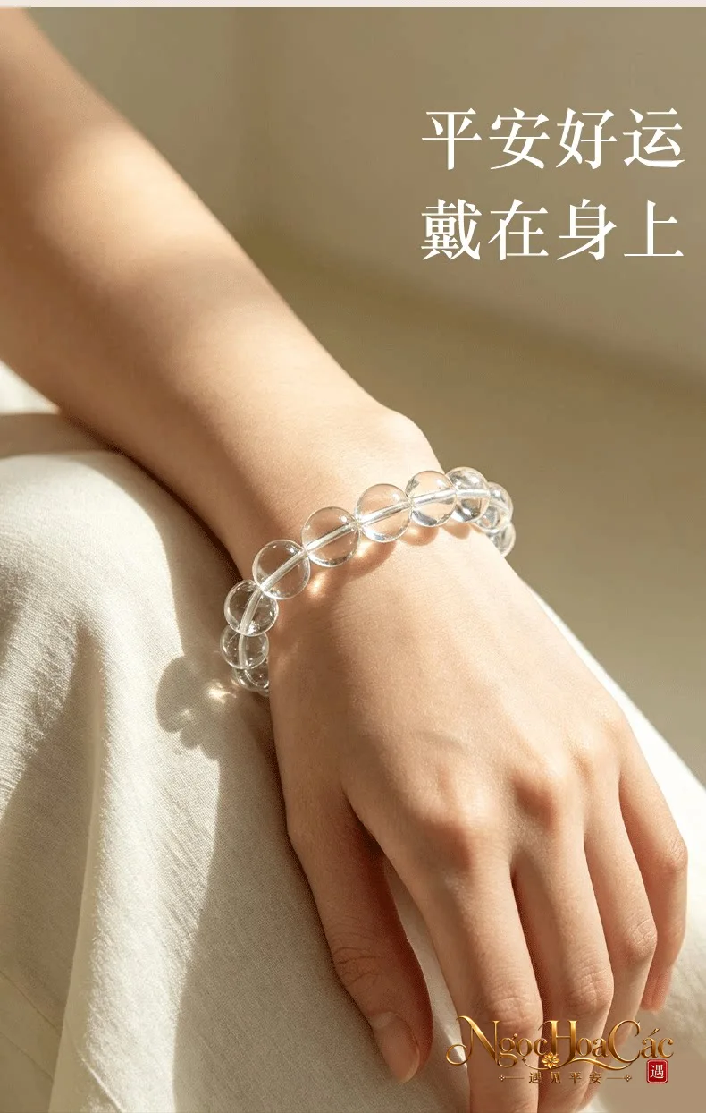 Hạt thạch anh trắng rời Đông Hải