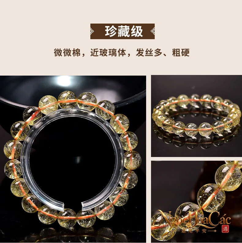 Vòng tay tóc tiên vàng Đông Hải