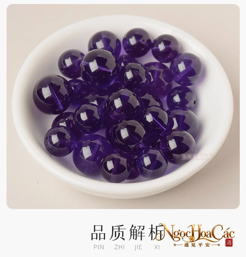Hạt thạch anh tím rời Đông Hải