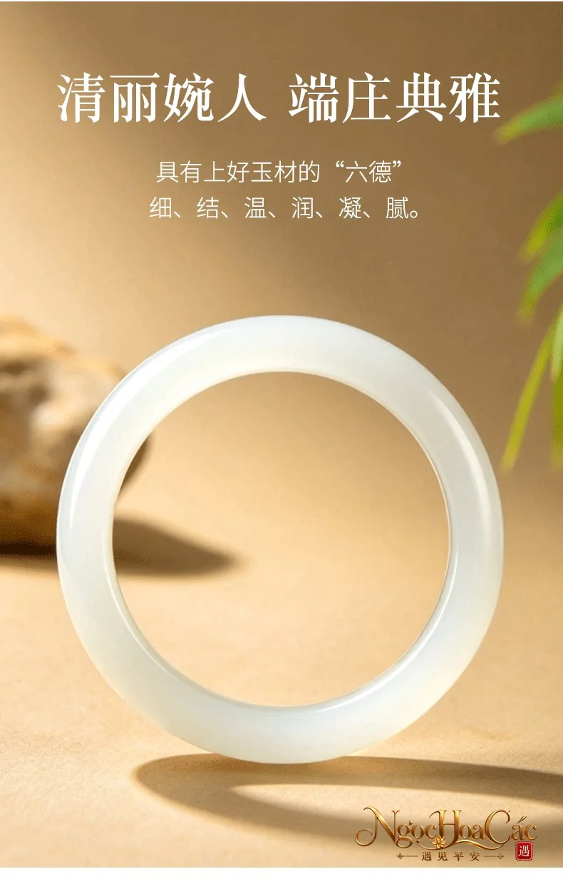 Vòng ngọc kim ti nguyên khối Đông Hải