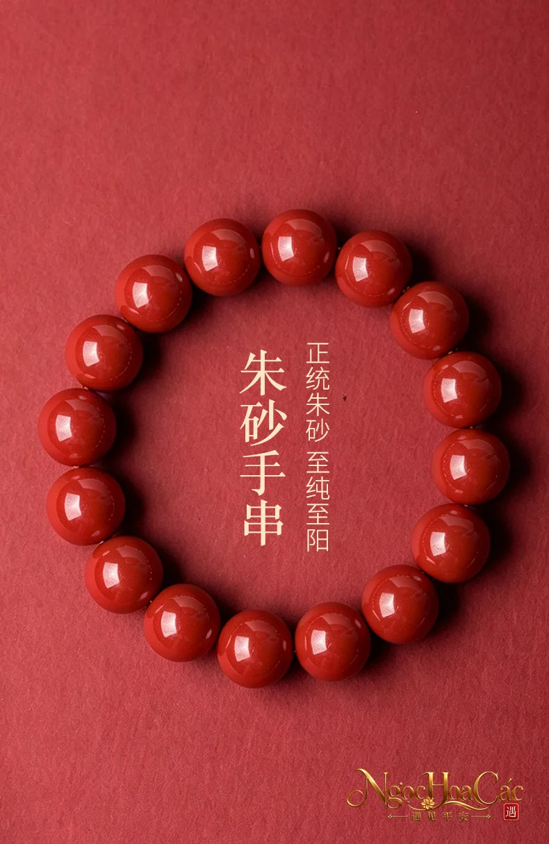 Vòng tay chu sa Đông Hải