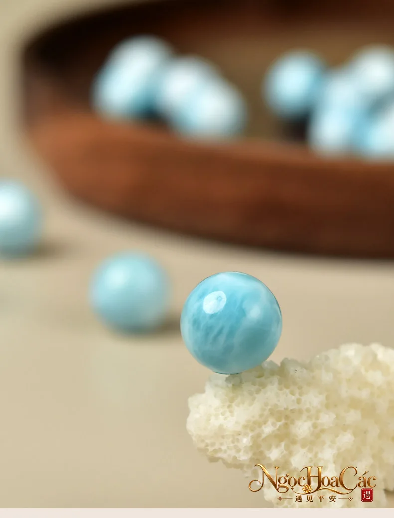 Hạt larimar (hải văn thạch) rời Đông Hải