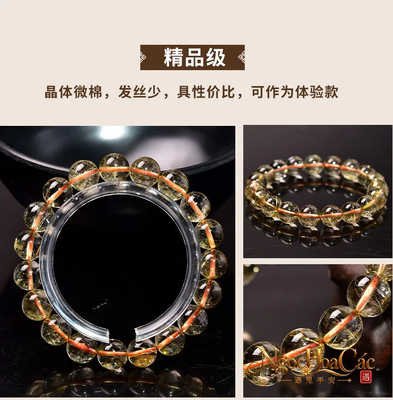 Vòng tay tóc tiên vàng Đông Hải