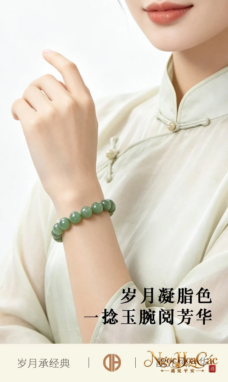Vòng tay ngọc Hòa Điền Đông Hải