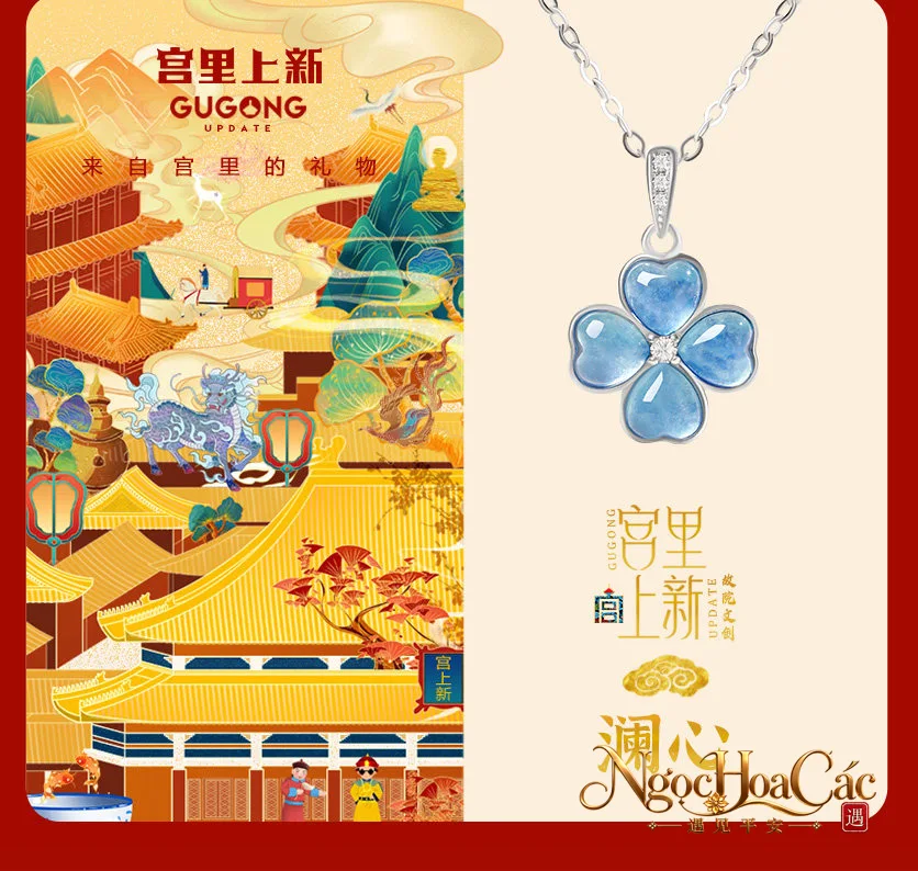 Trang sức aquamarine Lan Tâm Cung Lý