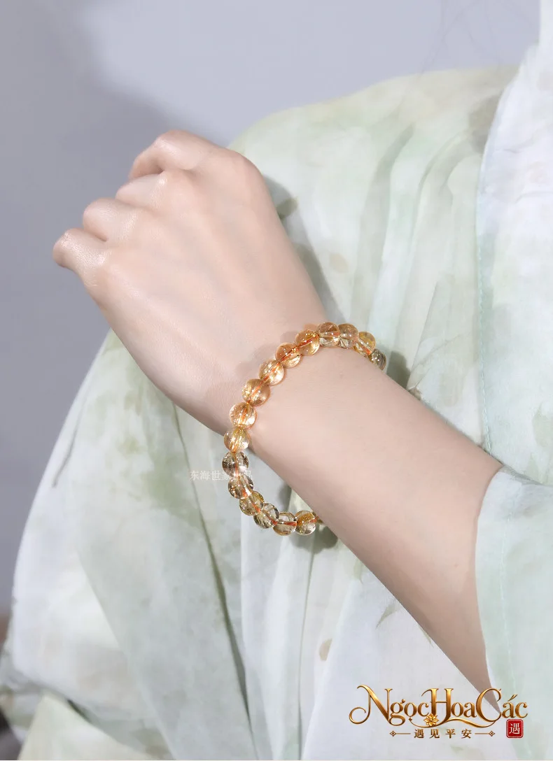 Vòng tay tóc tiên vàng Đông Hải