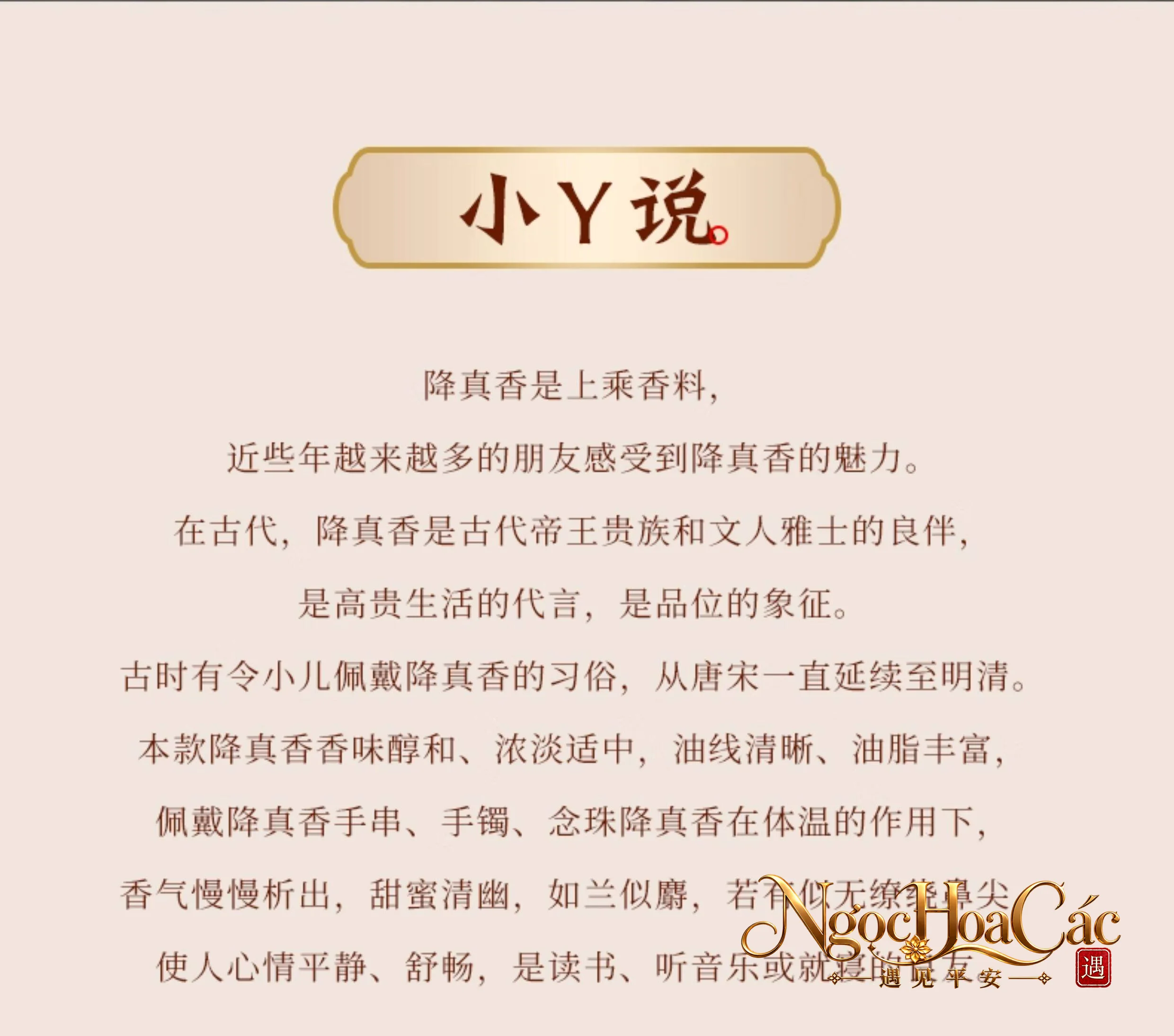 Vòng tay giáng chân hương Hải Nam Đông Hải