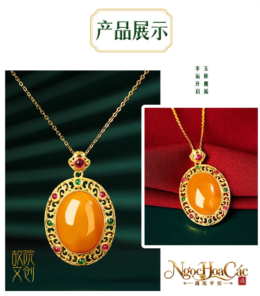 Mặt dây mật lạp Cẩm Cung Phú Quý Cung Lý
