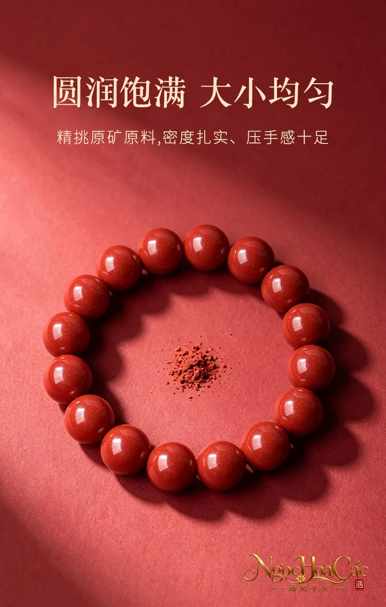Vòng tay chu sa Đông Hải