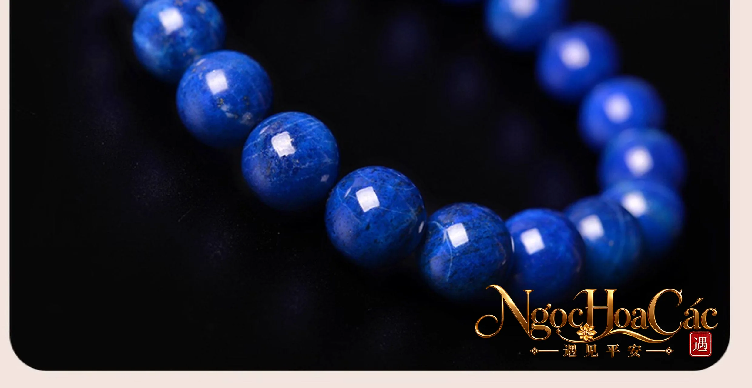 Vòng tay lapis lazuli Afghanistan Đông Hải