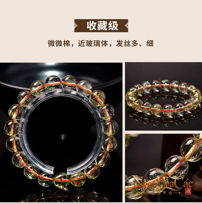 Vòng tay tóc tiên vàng Đông Hải