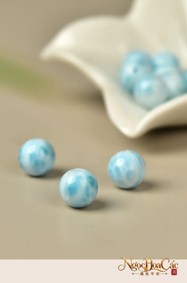 Hạt larimar (hải văn thạch) rời Đông Hải