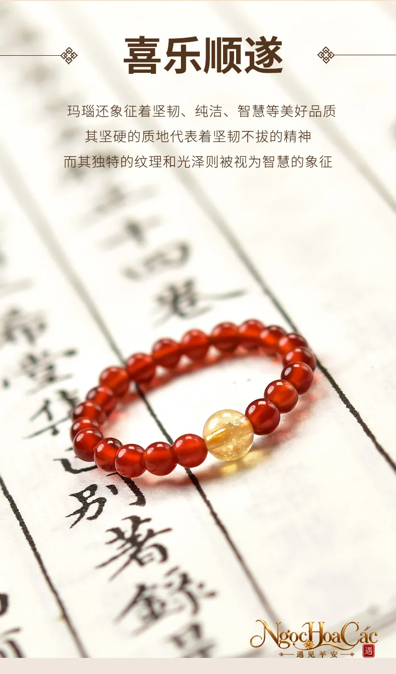 Nhẫn hạt đá thiên nhiên 3mm Đông Hải