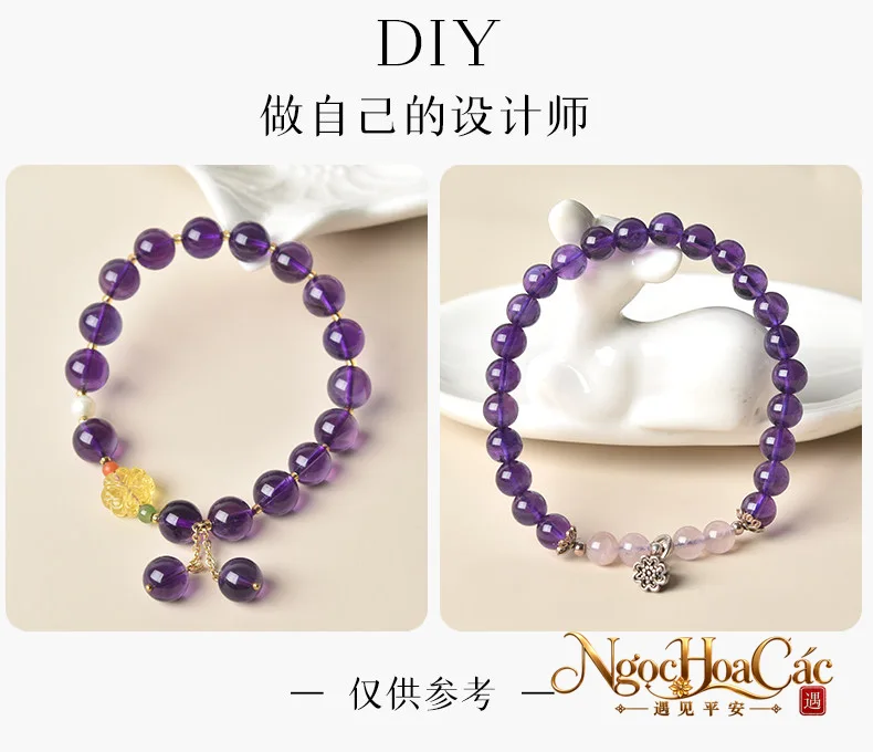 Hạt thạch anh tím rời Đông Hải