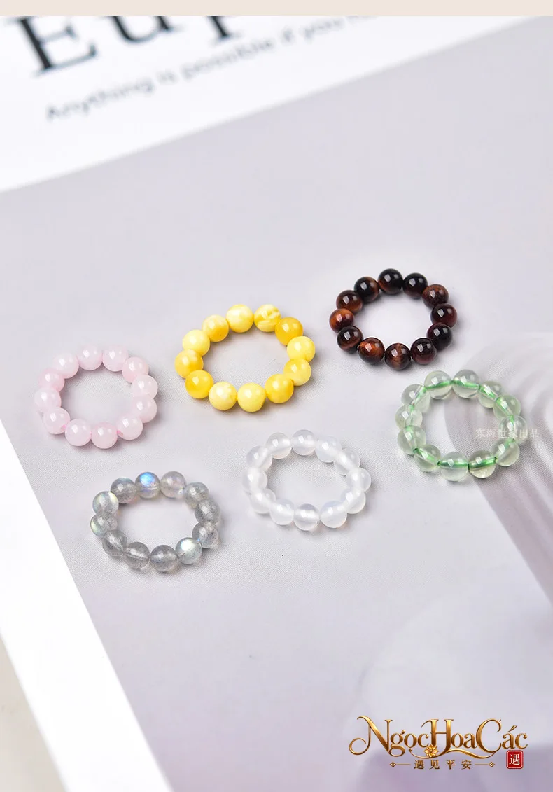 Khoen chạy hạt đá phối vòng nhiều loại Đông Hải