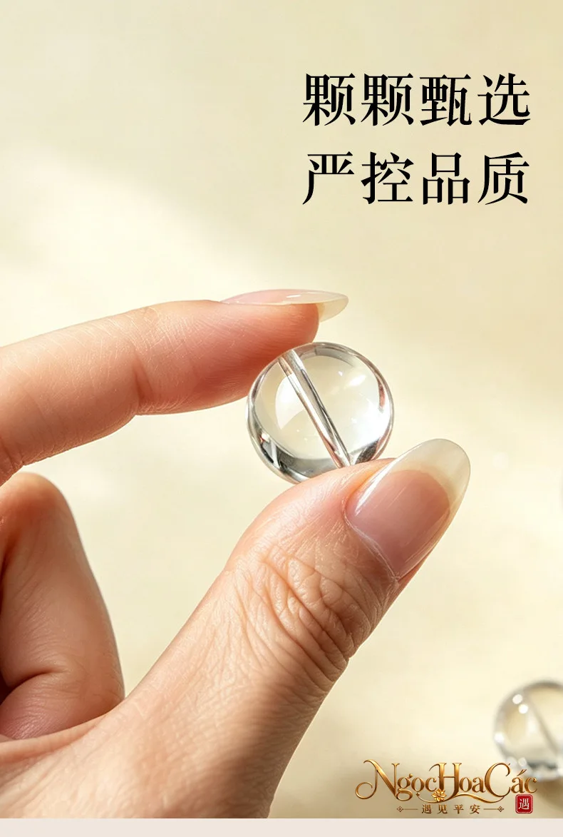 Hạt thạch anh trắng rời Đông Hải