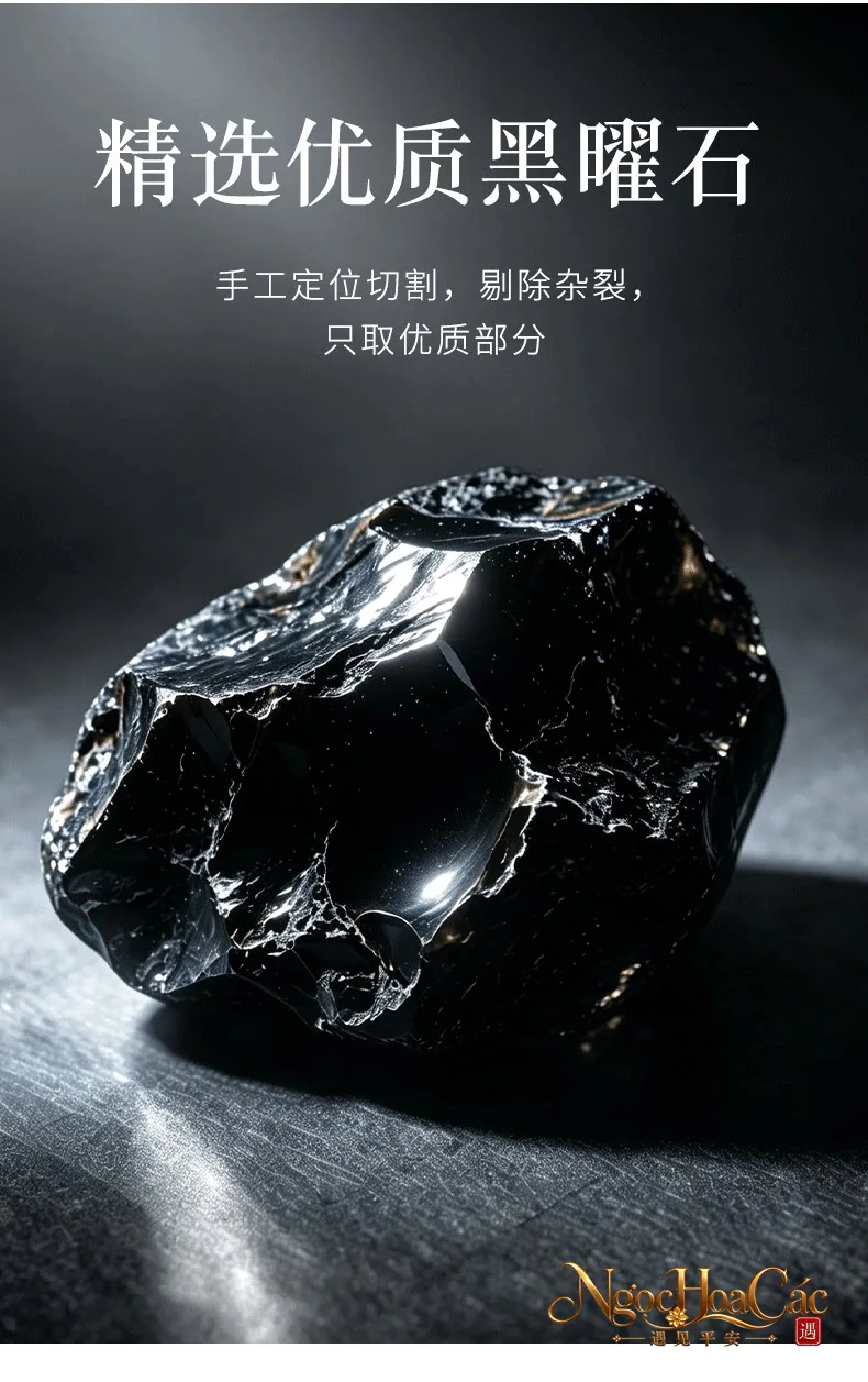 Vòng tay obsidian Đông Hải – ảnh chi tiết 9