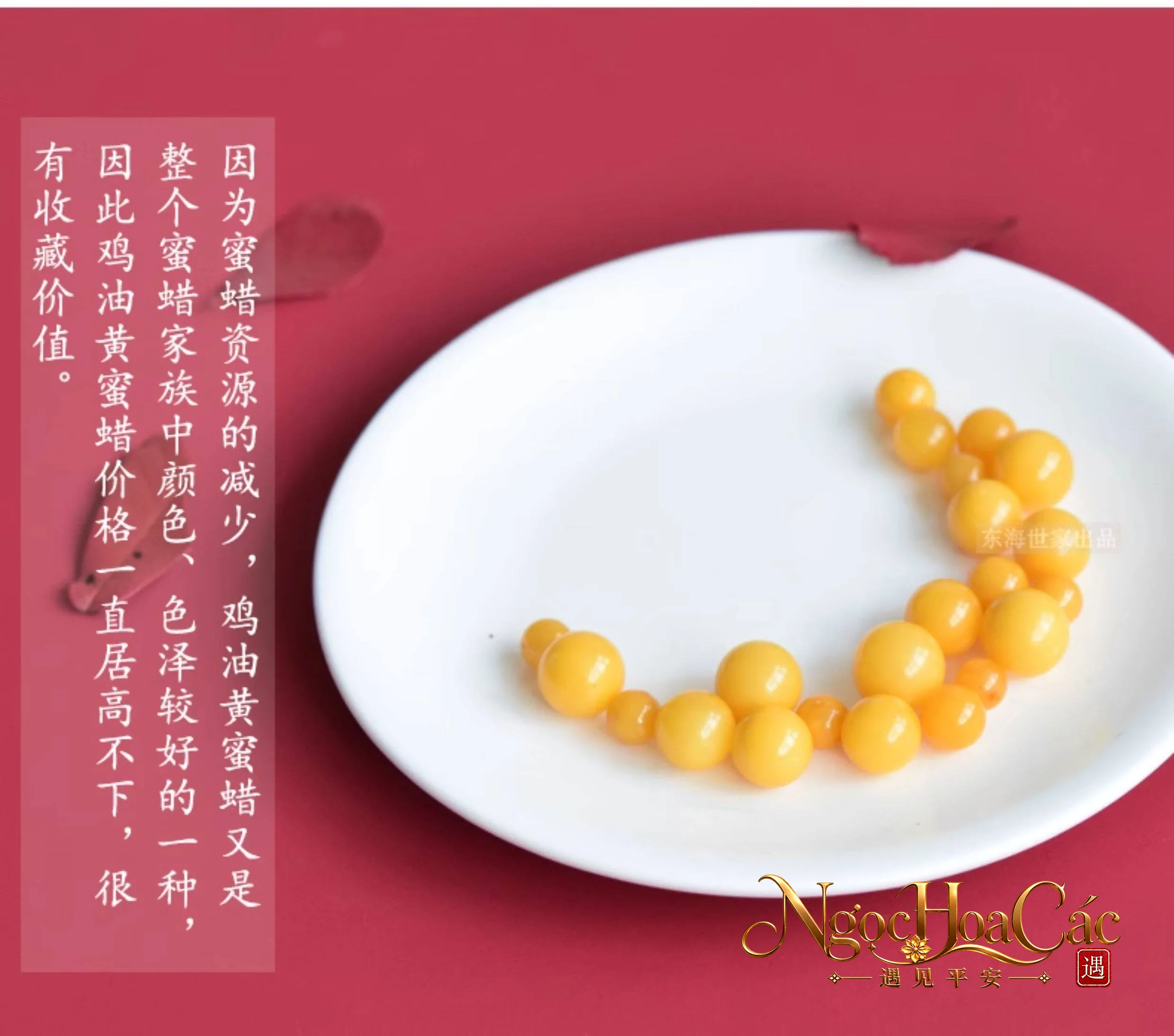 Hạt mật lạp hổ phách Đông Hải