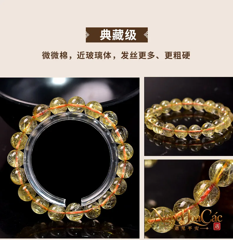 Vòng tay tóc tiên vàng Đông Hải