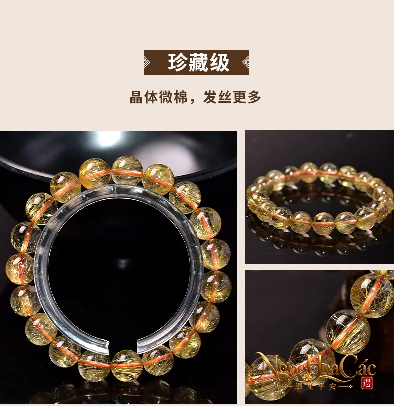Vòng tay tóc tiên vàng Đông Hải