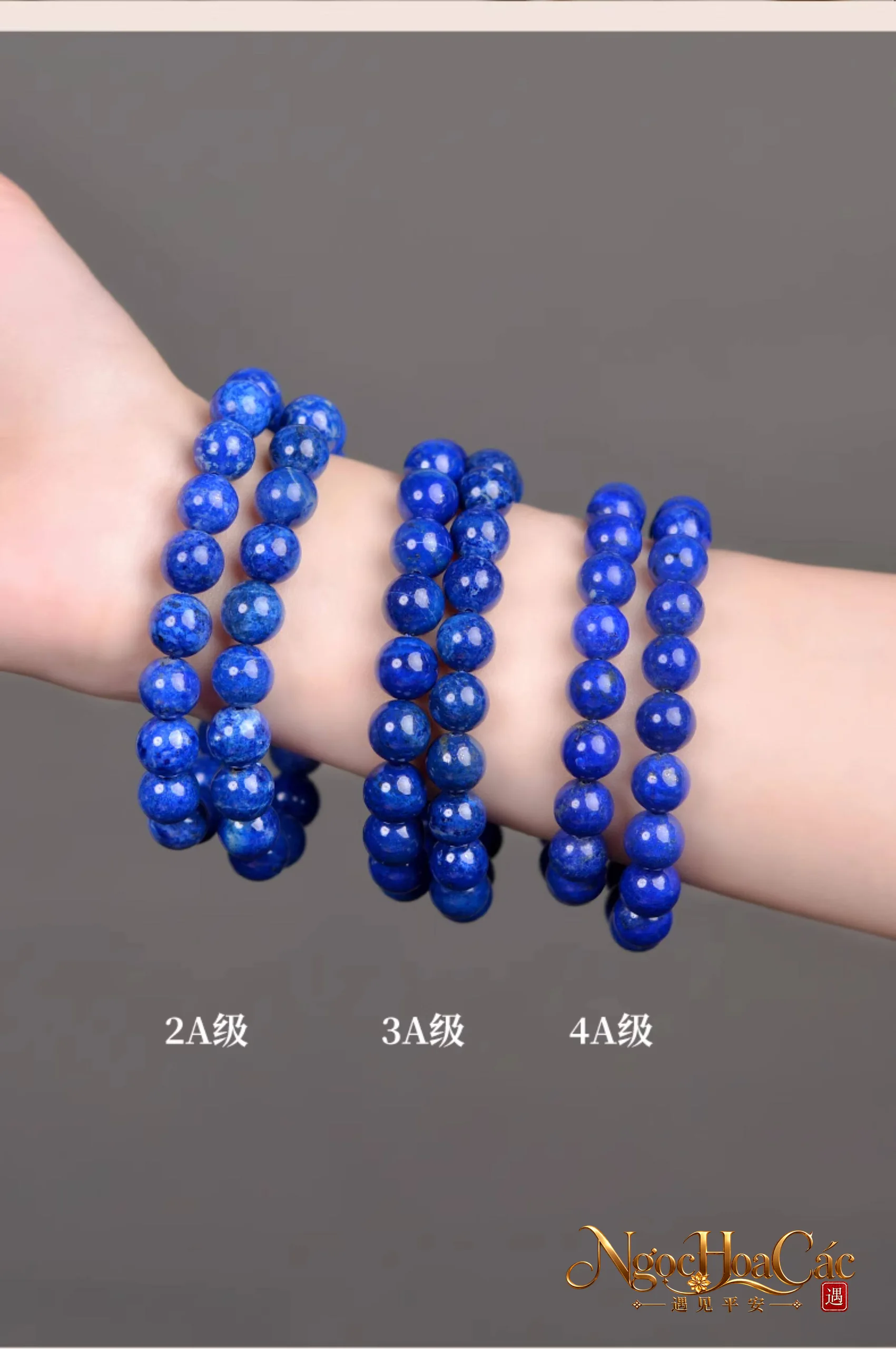 Vòng tay lapis lazuli Afghanistan Đông Hải