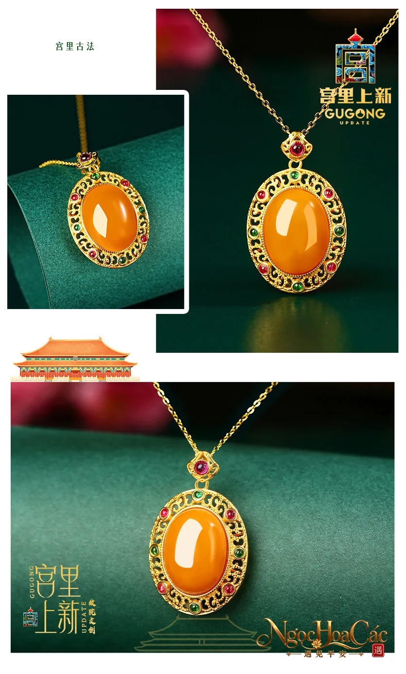 Mặt dây mật lạp Cẩm Cung Phú Quý Cung Lý