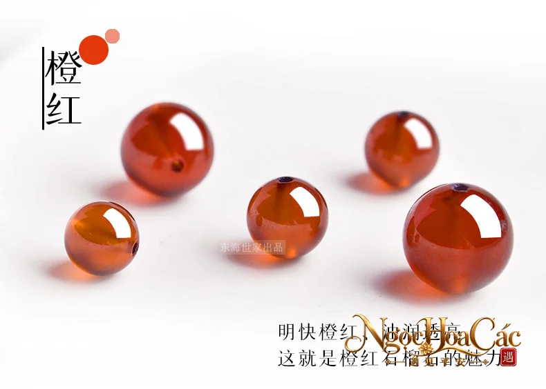 Hạt garnet (ngọc hồng lựu) rời Đông Hải